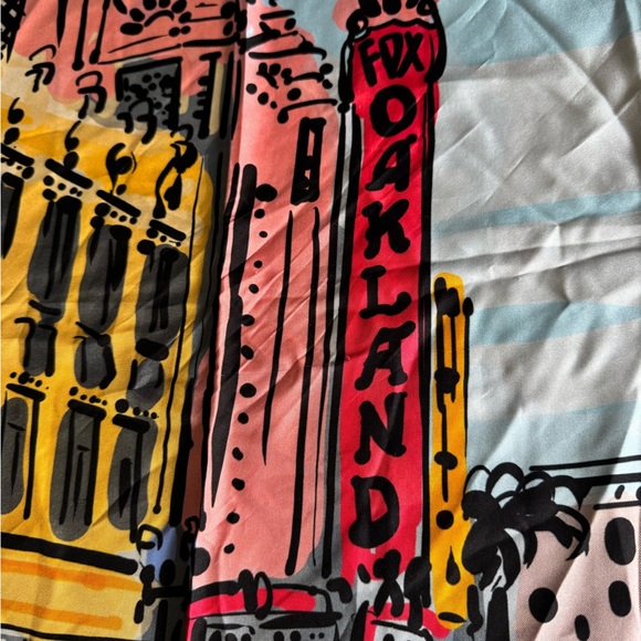 Lesley Evers Oakland Theater silk scarf - Picture 3 of 4